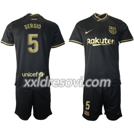 FC Barcelona Sergio Busquets 5 Drugi Dječji Komplet Dresovi za Nogomet 2020-2021 (+ kratke hlače)